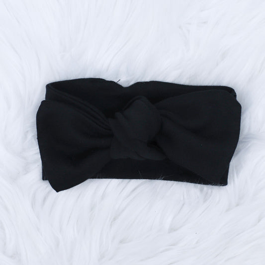 Black Lounge Headwrap (Made to Order)