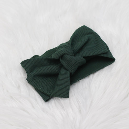 Khaki Ribbed Lounge Headwrap (Made to Order)