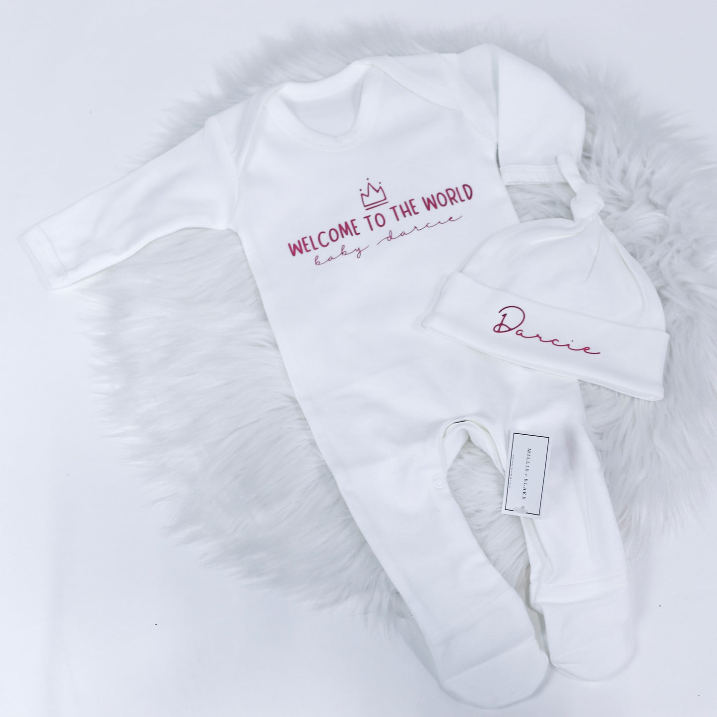 Welcome to the World Personalised Rompersuit