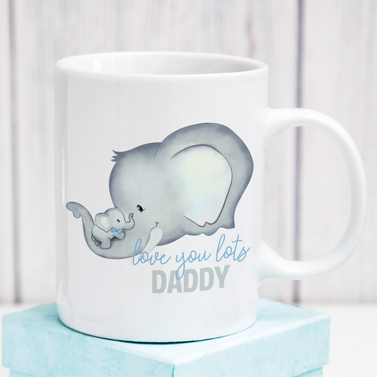 Love You Daddy Blue Elephant 11oz Mug