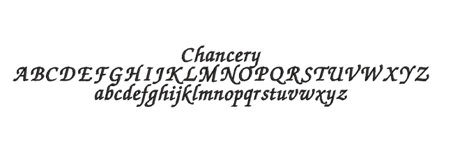 Chancery Name Embroidered T-Shirt