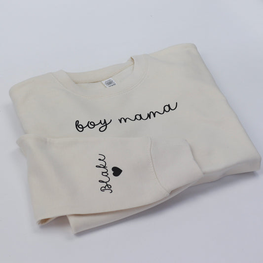 Boy/Girl Mama Unisex Adults Sweatshirt