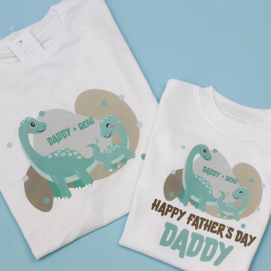 Dino Daddy Adults Softstyle T-Shirt
