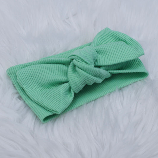 Mint Ribbed Lounge Headwrap (Made to Order)