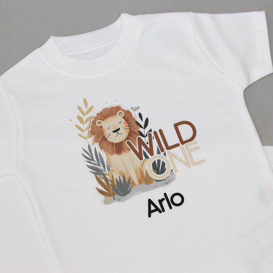 Wild One Personalised Birthday T-Shirt