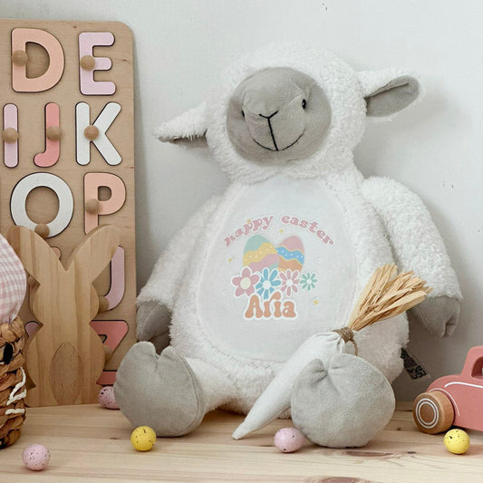 Cute Happy Easter Mini Lamb Teddy
