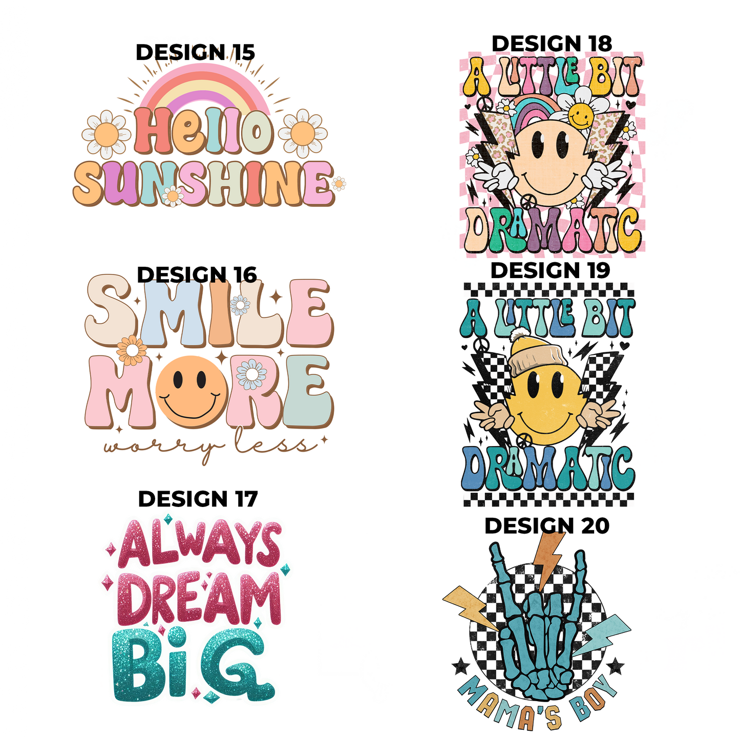 Slogan Design Selection T-Shirt