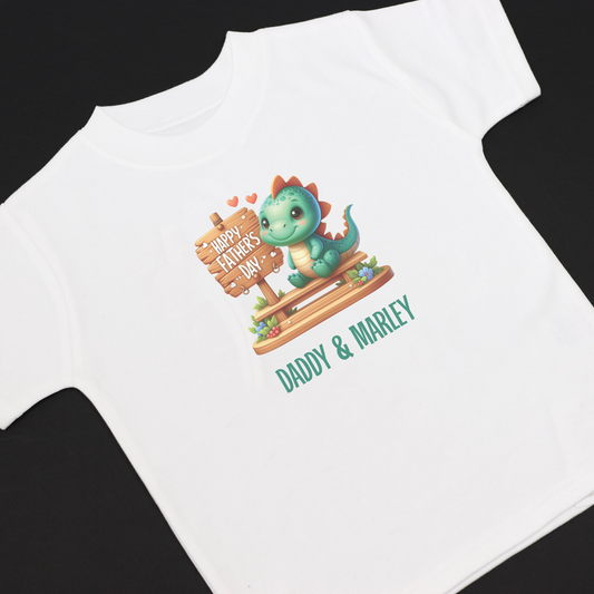 Happy Father's Day Dinosaur T-Shirt