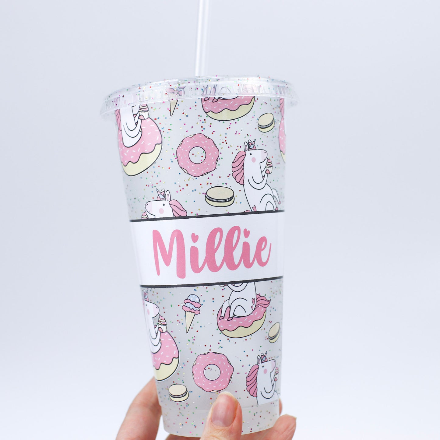 Unicorn Donut Cold Cup