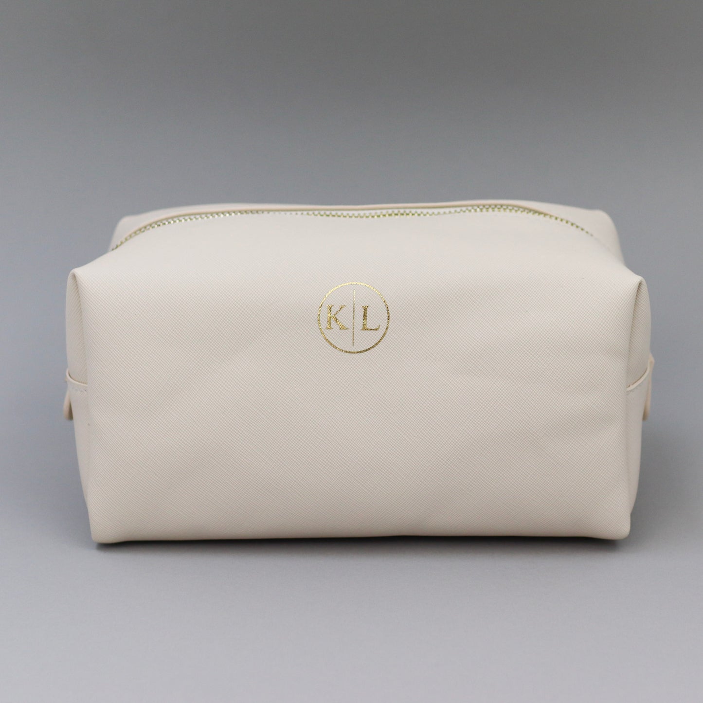 Circle Initial Personalised Boutique Toiletry Case
