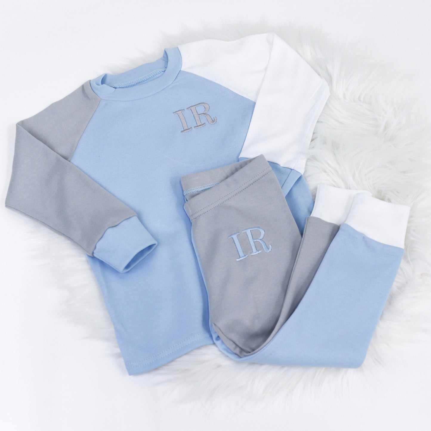 Baby Blue, White & Dove Mix and Match Lounge Set (MADE TO ORDER)