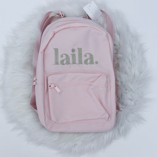 Moving Embroidered Mini Essentials Backpack