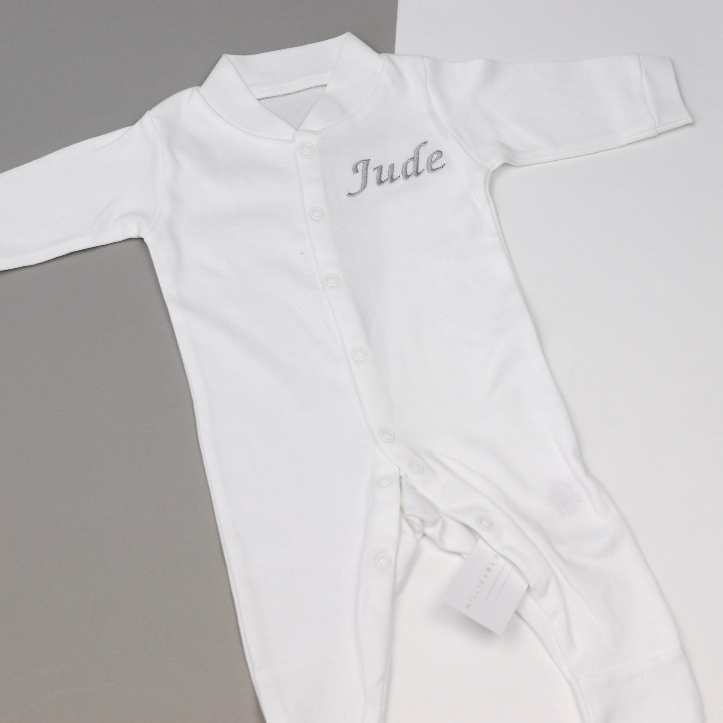 Embroidered Personalised Babygrow