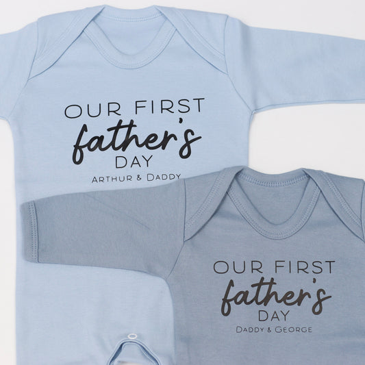 First Father's Day Personalised Rompersuit