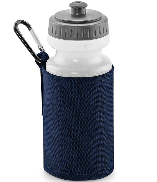 Navy Personalised Water Bottle & Holder