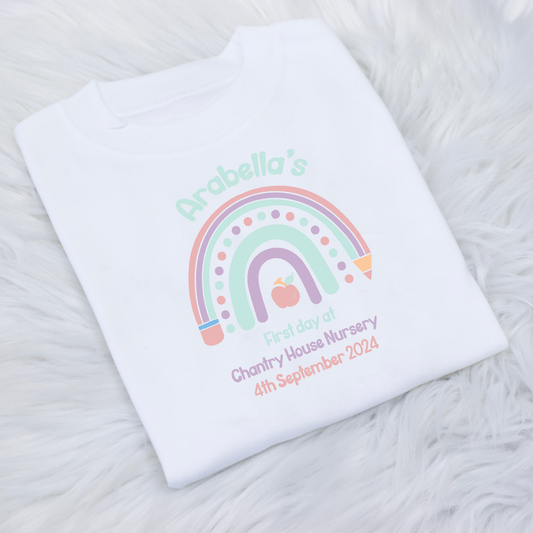 First Day at Nursery Pastel T-Shirt