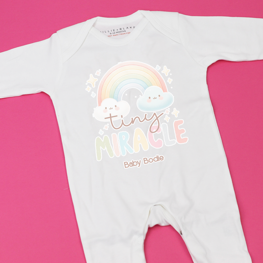 Tiny Miracle Personalised Rompersuit