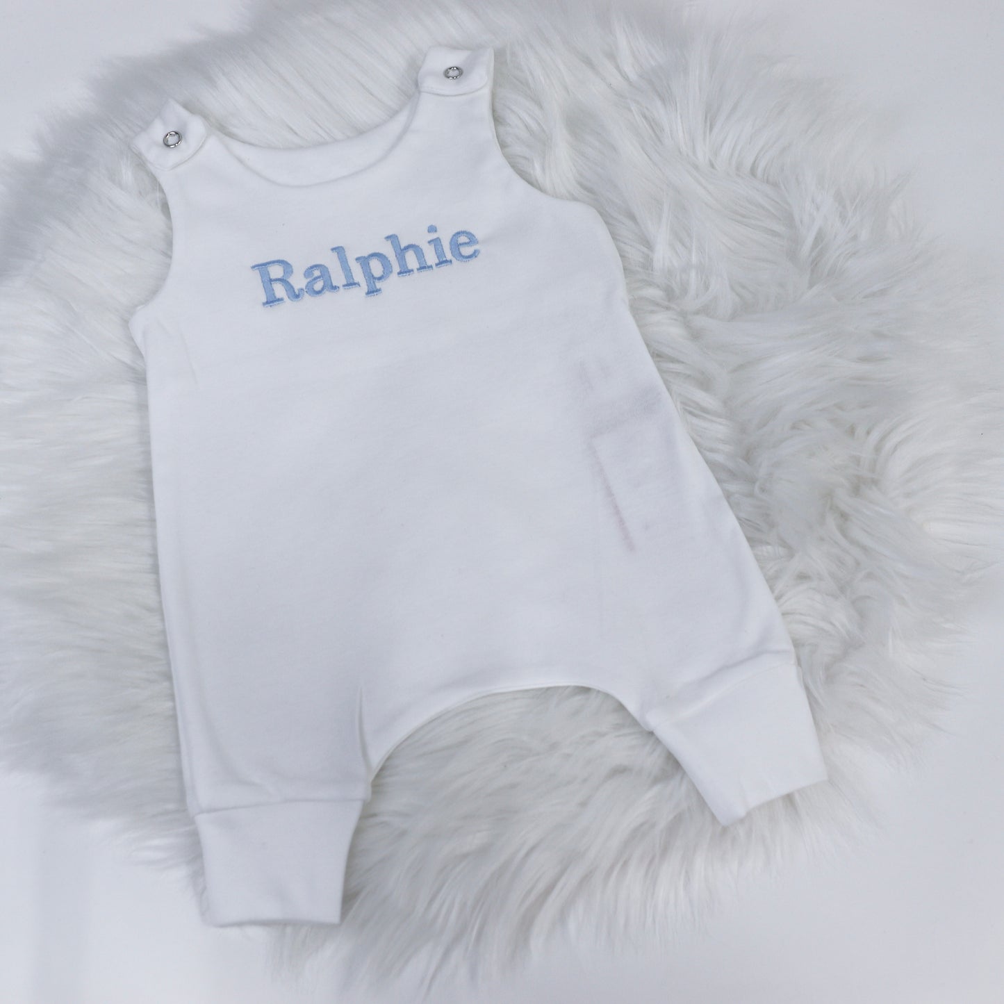White Lounge Romper (Made to Order)