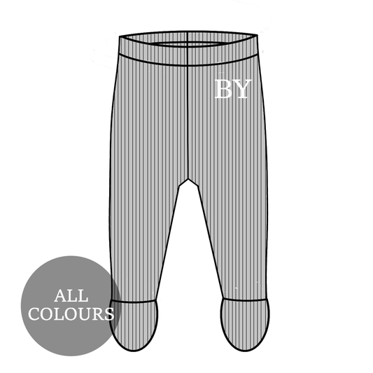 CYO Ribbed Lounge Footie Leggings (Made to Order)
