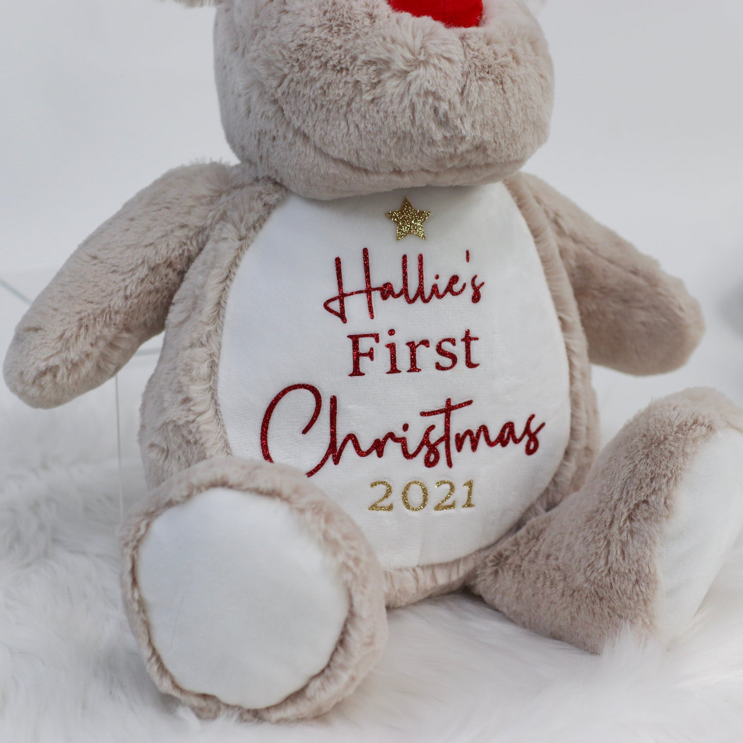 Personalised First Christmas Reindeer