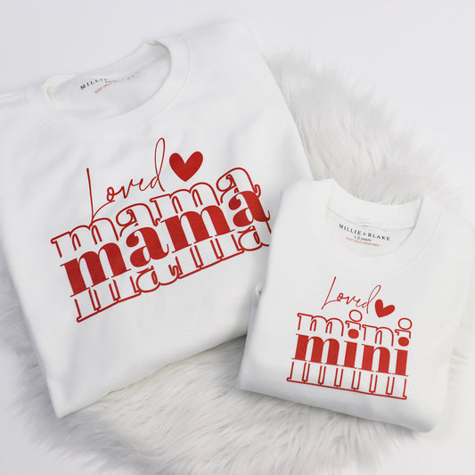 Triple Loved Mama Unisex Adults Sweatshirt