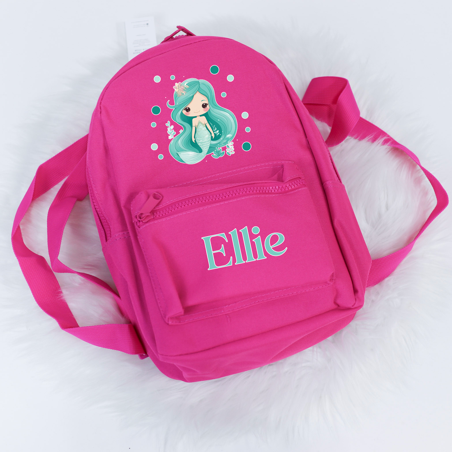 Aqua Mermaid Personalised Mini Essentials Backpack