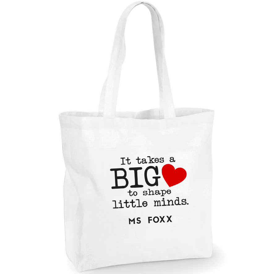 Big Heart Large Tote Bag