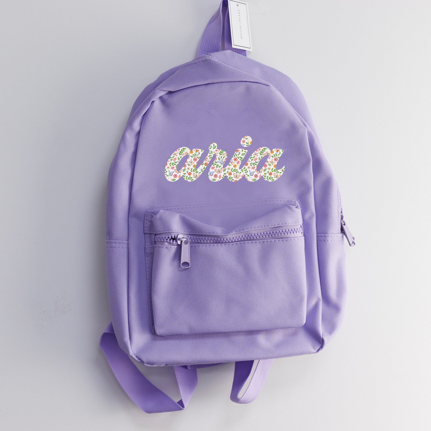 Butterfly Script Name Mini Essentials Backpack