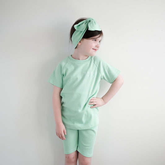 Mint Cycle Short Lounge Set (Made to Order)