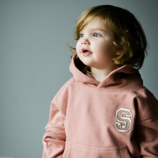 All Star Initial Embroidered Children's Hoodie