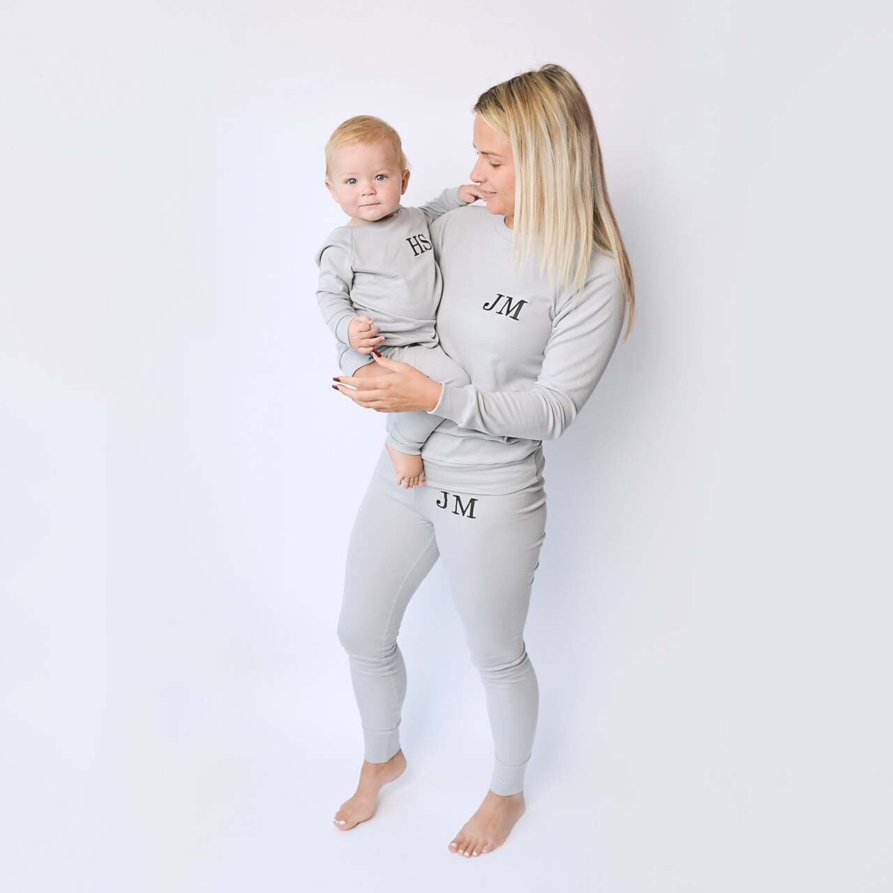 Dove Grey Women's Standard Lounge Set (Made to Order)