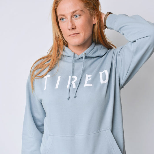Tired Unisex Adults Hoodie
