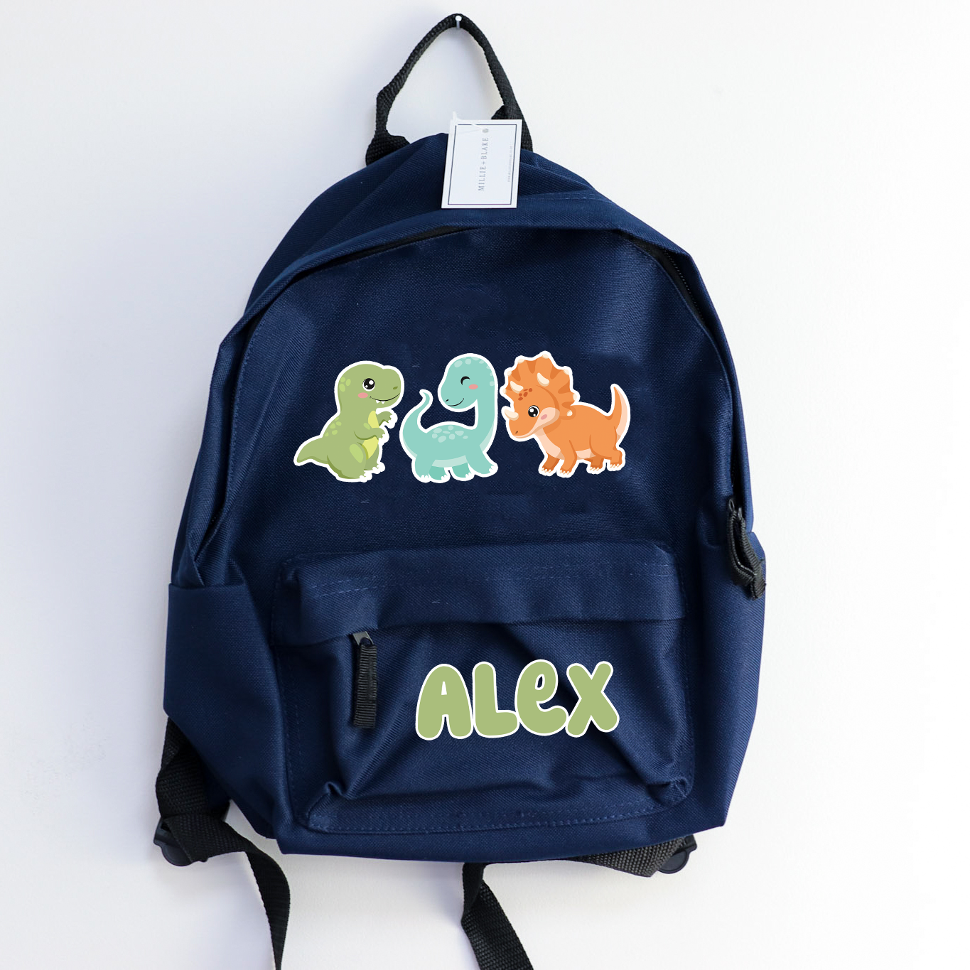 Dino Trio Personalised Mini Fashion Backpack