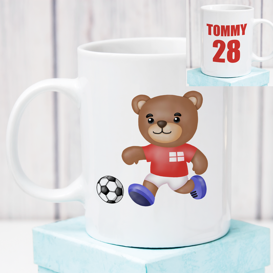 Football Bear 11oz Mug