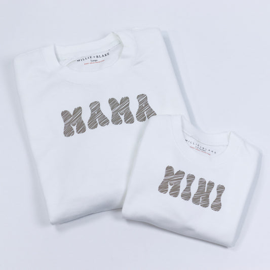Stone Scribble Mini Soft Style Sweatshirt (From 6-12 Months) (Made to Order)