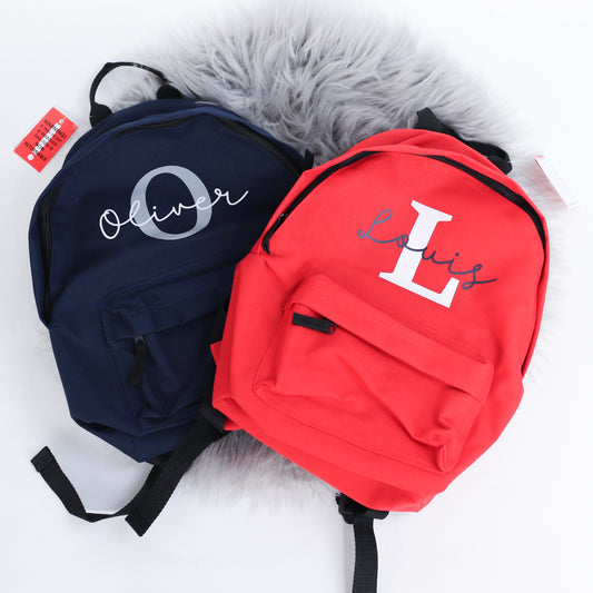 Sheen Initial Name Personalised Mini Fashion Backpack