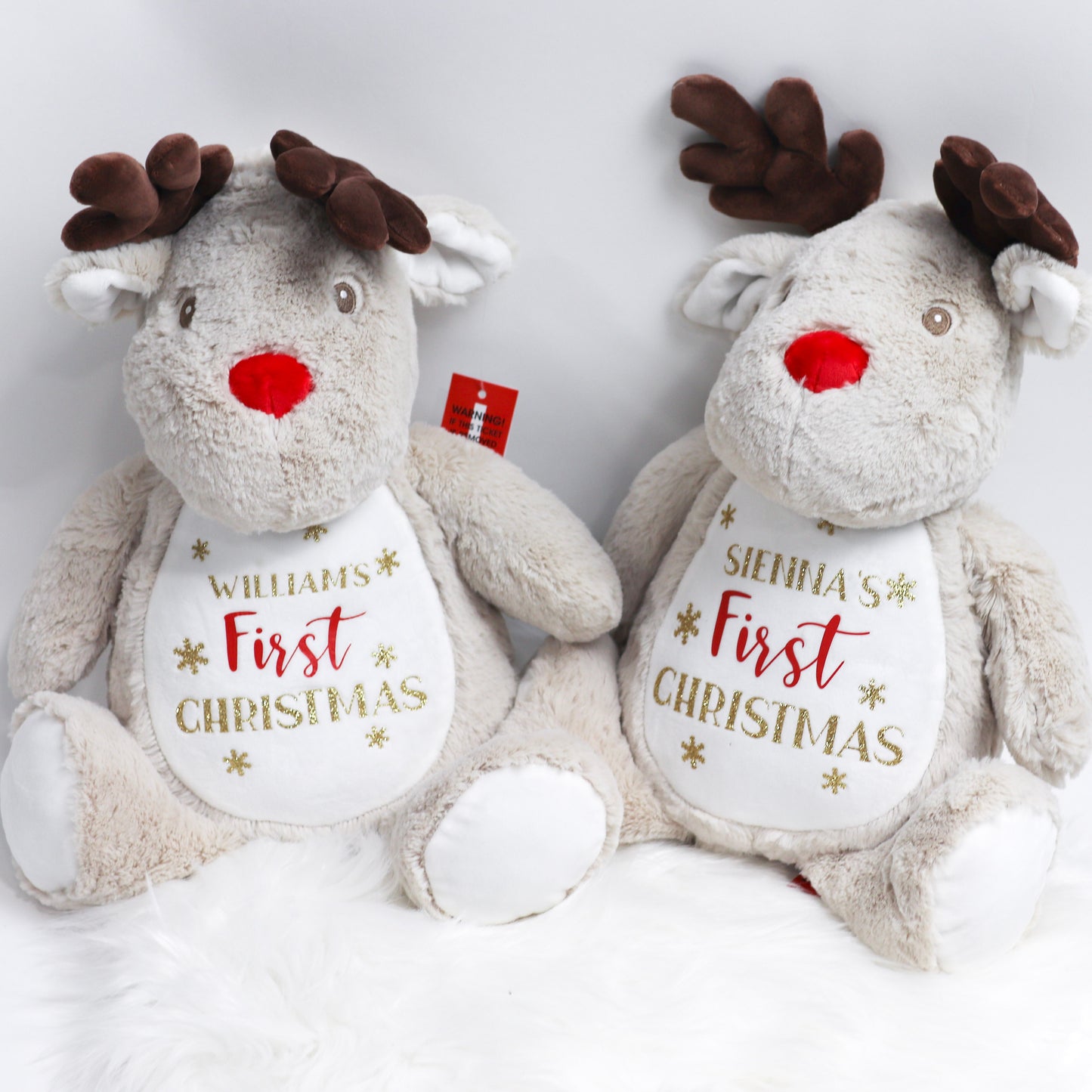 First Christmas Personalised Reindeer