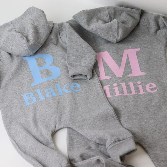 Initial Name Onesie (Younger Sizes)