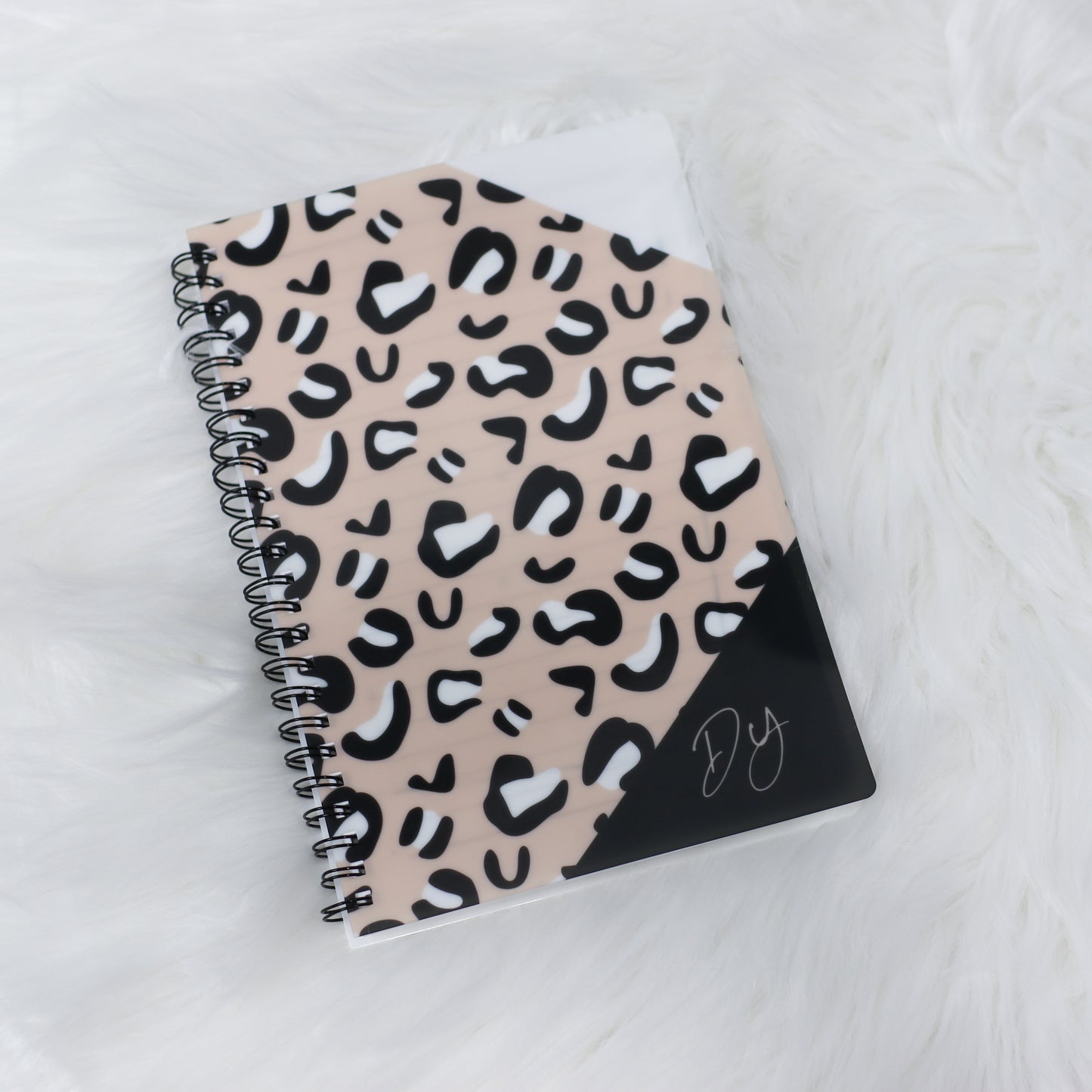 Peach Leopard Personalised A5 Note Pad