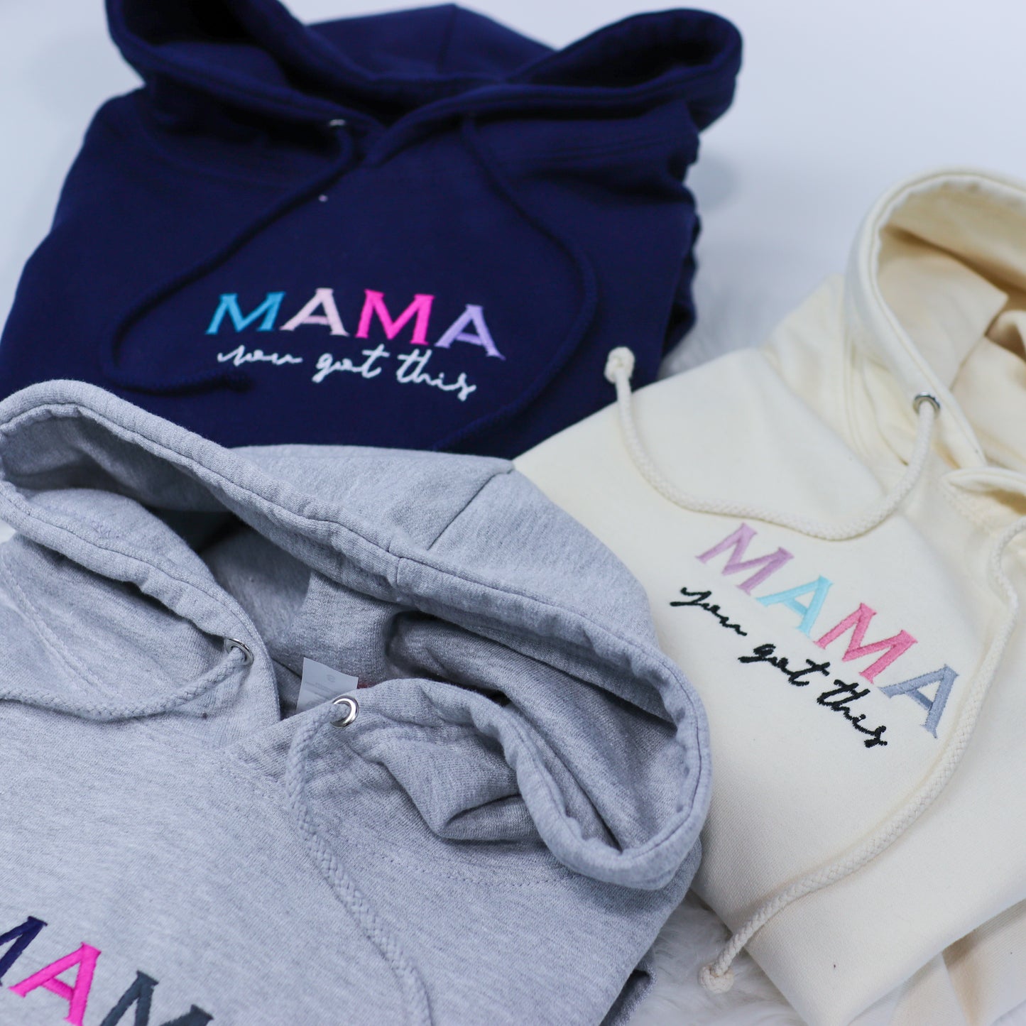 Mama You Got This Rainbow Vanilla Adults Hoodie (Made to Order)