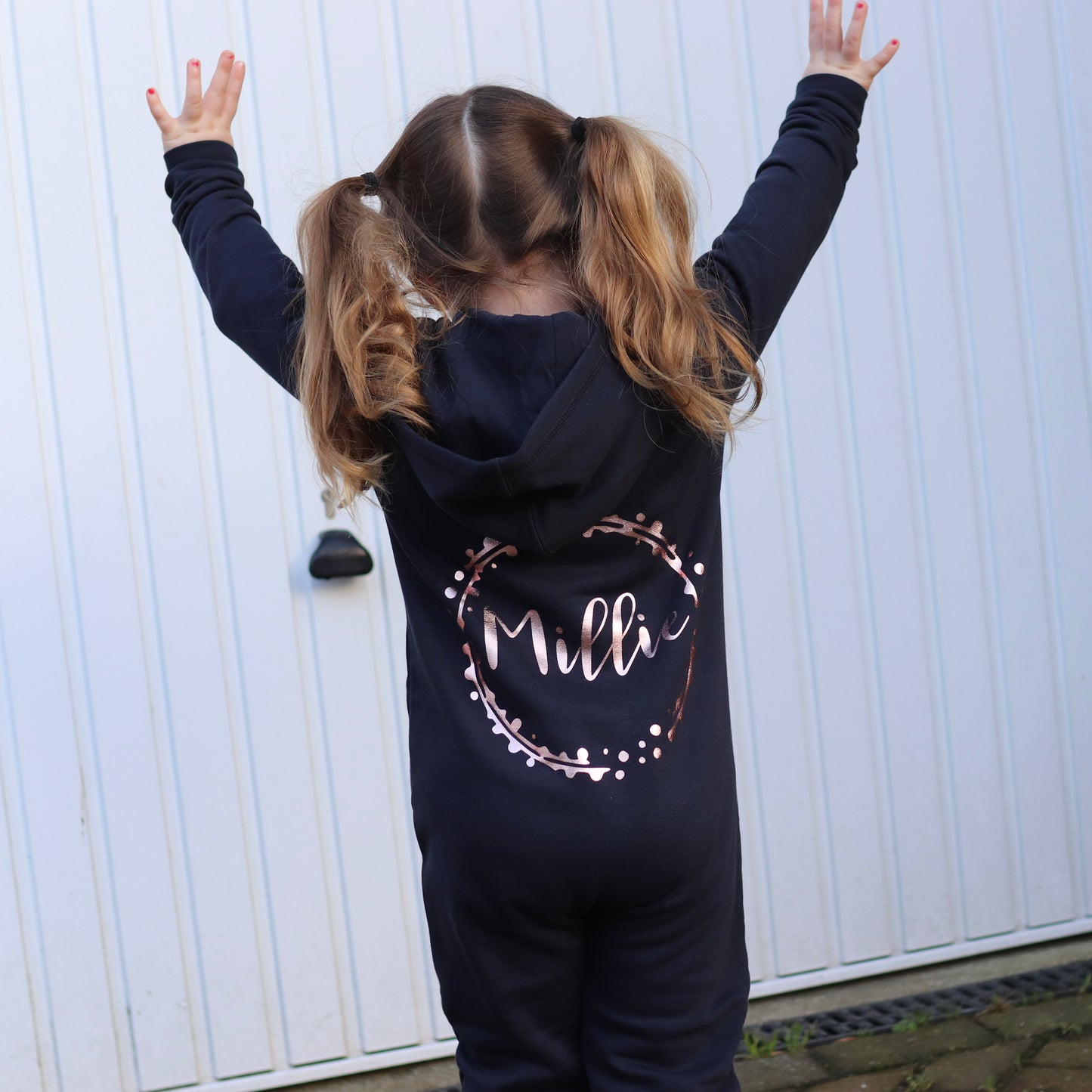 Splat Wreath Personalised Onesie (Younger Sizes)