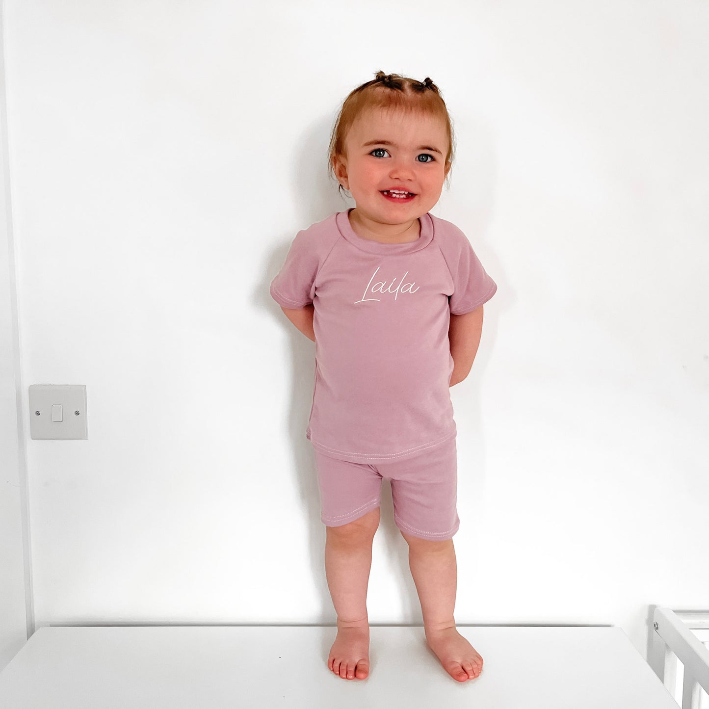 Dusky Pink Cycle Shorts Lounge Set (Made to Order)
