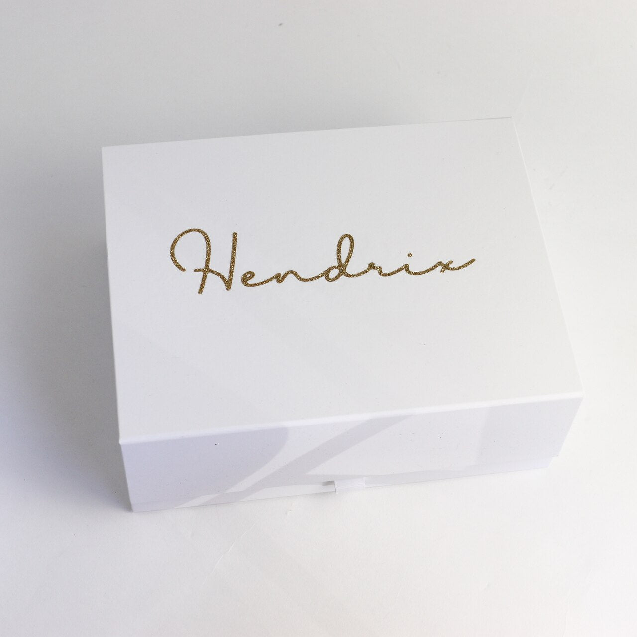 Personalised Deep Magnetic White Gift Box