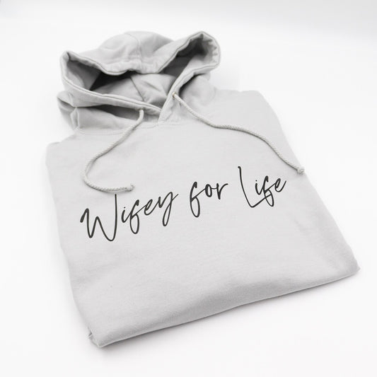 Wifey For Life Unisex Adults Hoodie