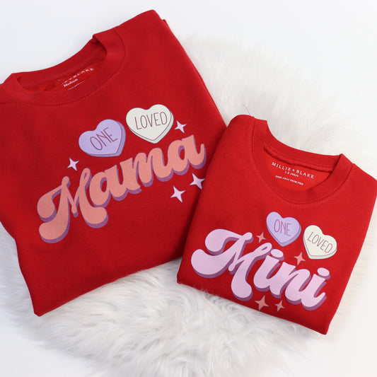 One Loved Mama Printed Unisex Adults Sweatshirt