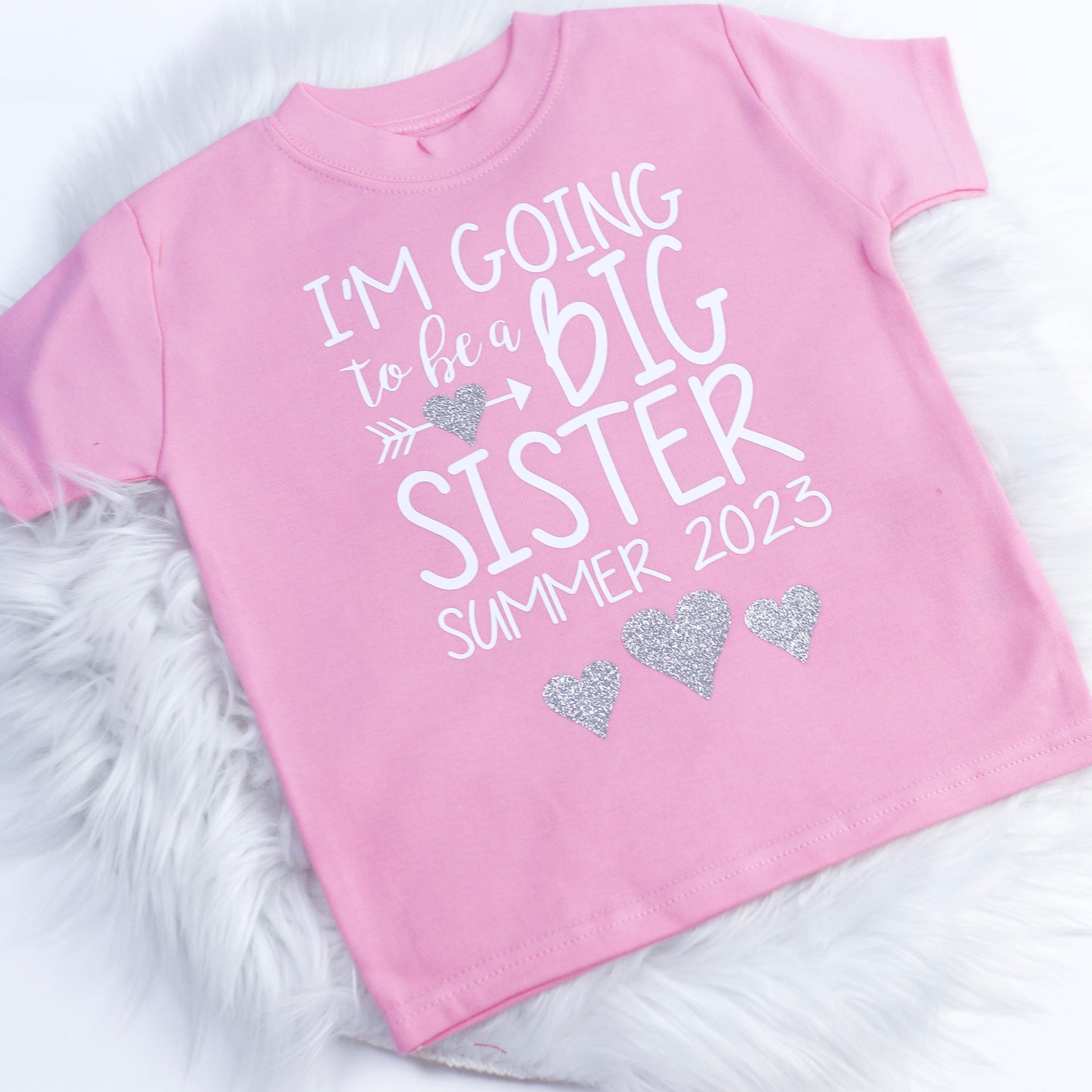 I'm Going to be a Big Sister with Date T-Shirt