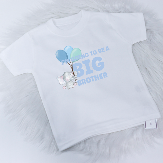 I'm Going to Be a Big Brother Printed T-Shirt