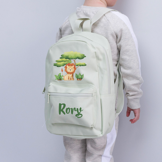 Lion Tree Name Personalised Mini Essentials Backpack