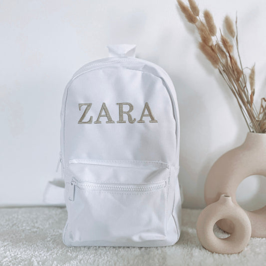 Schoolbook Name Embroidered Mini Essentials Backpack
