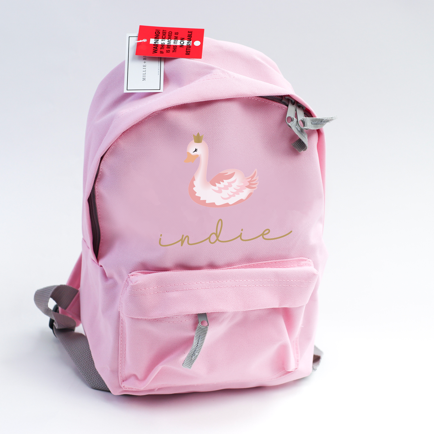Swan Name Personalised Mini Fashion Backpack